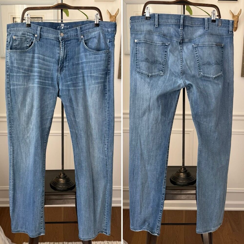 7 For All Mankind Carsen Relaxed Fit Jeans $198 38 x 31.5